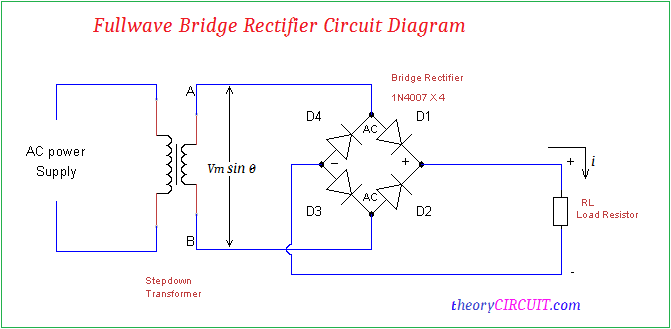 full wave rectifier project