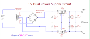 Volt Dual Power Supply Circuit Theorycircuit Do It Yourself