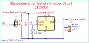 Standalone Li Ion Battery Charger Circuit LTC4054 TheoryCIRCUIT Do