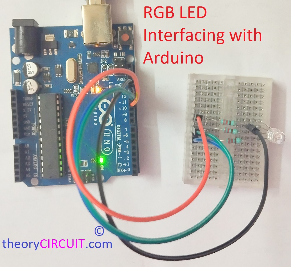 RGB-LED-Arduino - theoryCIRCUIT - Do It Yourself Electronics Projects