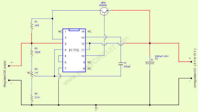 9 V Regulator Power supply (stabilizer)