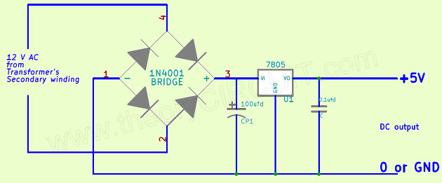 power supply circuit 5v