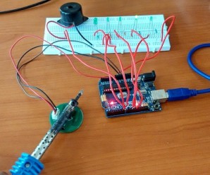 Temperature level bar graph using LM35 with Arduino