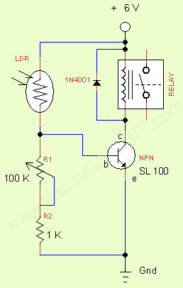 Light Activated Relay