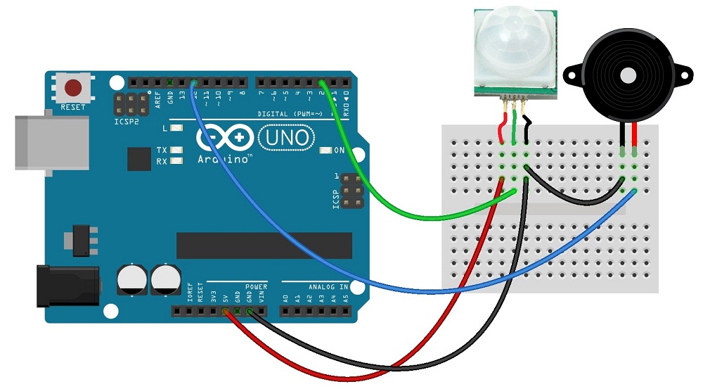 PIR Sensor With Arduino