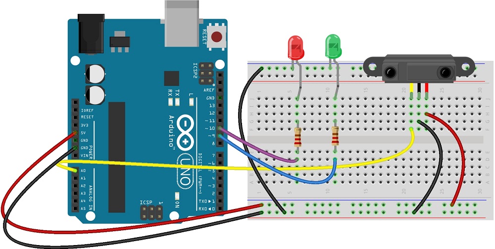 Proximity deals sensor arduino