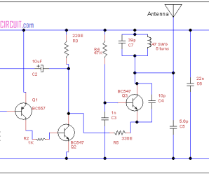 Tracking transmitter circuit diagram