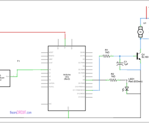 Automatic fan speed control circuit by Arduino