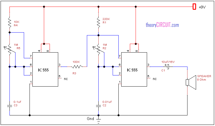 Electronic horn circuit basic electronics wiring diagrams 