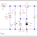 USB based zener diode regulator circuit