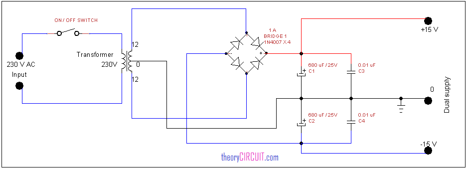 Dual supply circuit