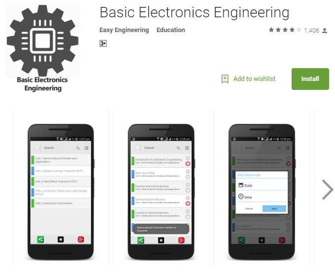 basic electronics apps