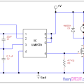 DC motor speed control using LM3578