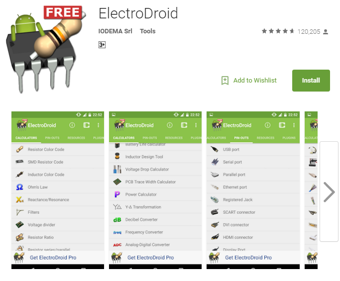 electrodroid app