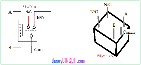 Распиновка контактов реле DC Relay Switch