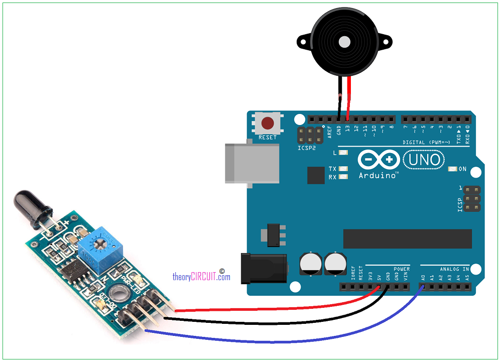 How to connect flame sensor to Arduino MEGA 2560 - Sensors