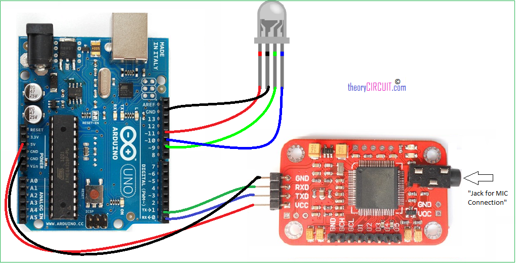 voice recognition arduino hookup