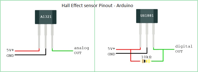 Hall Effect Sensor Arduino Program