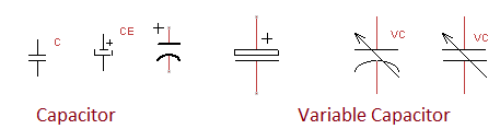 capacitor symbol