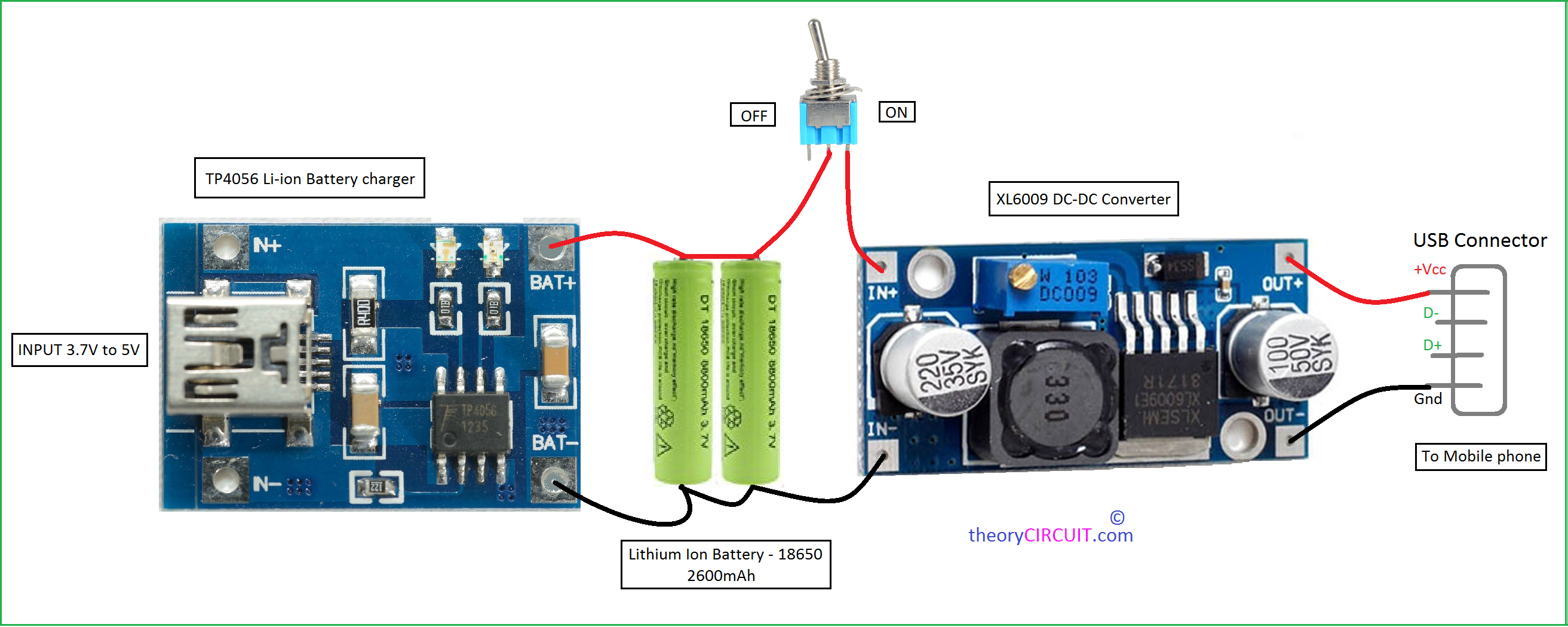 Solar Power Bank Circuit