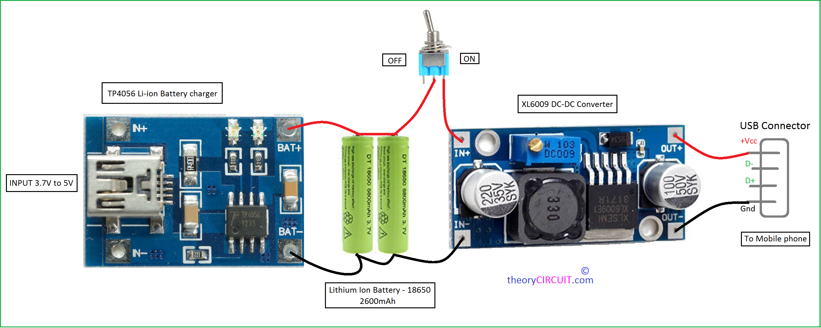  Fast Charging Power Bank Circuit Diagram Homemade 10000mah Power Bank 