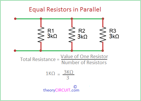 parallel resistor equivalent