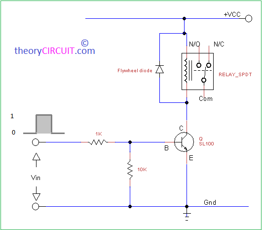 Ac Relay Circuit Schematic