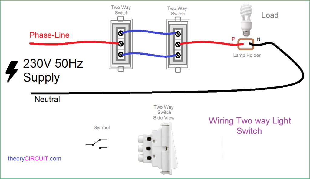 wiring two way light switch