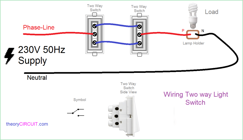 Inverter Connection With 2 Way Switch Home Wiring Diagram