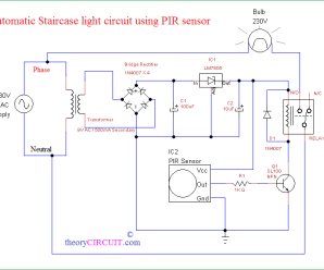 Automatic Staircase Light using PIR sensor