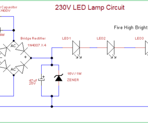 AC Powered 230V LED Circuit
