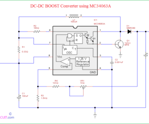 DC-DC Boost Converter using MC34063A