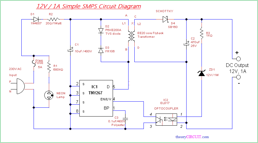 How to Build a Switch Mode Power Supply - Circuit Basics