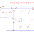 Battery charger circuit diagram with auto cut-off