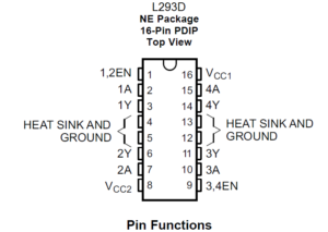 l293d pinout - theoryCIRCUIT - Do It Yourself Electronics Projects