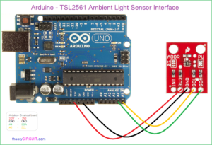 Arduino TSL2561 Ambient Light Sensor Interface - theoryCIRCUIT - Do It ...