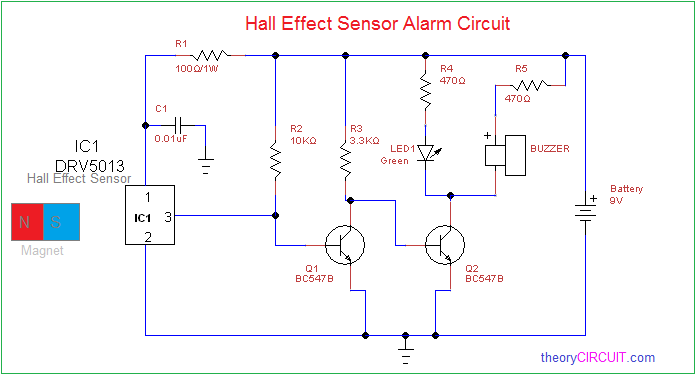 Hall Effect Current Sensor Circuit Diagram