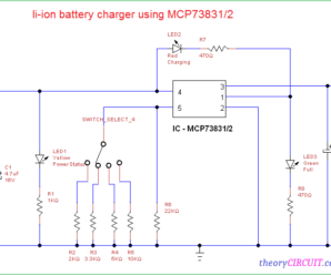 Li-Ion Battery Charger Circuit