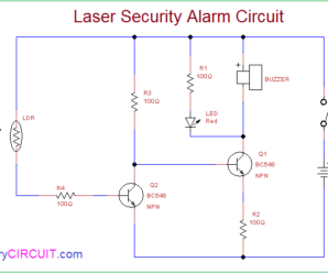 Laser Security Alarm Circuit