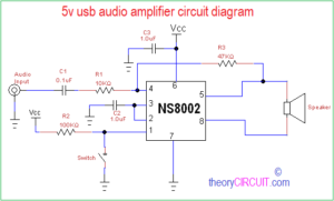 Audio To Usb Converter Circuit Diagram