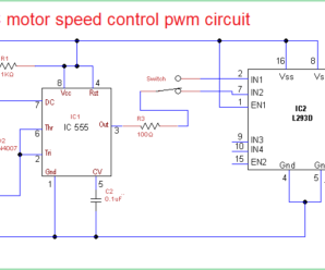 DC Motor Speed Control PWM circuit