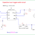 Capacitive Touch Toggle Switch circuit