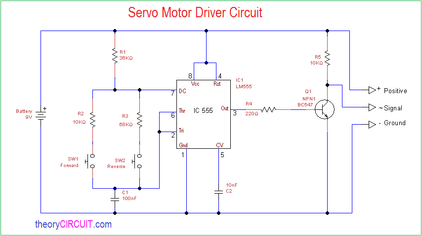 Servo Motor Driver Circuit