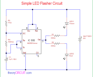 Simple LED Flasher Circuit