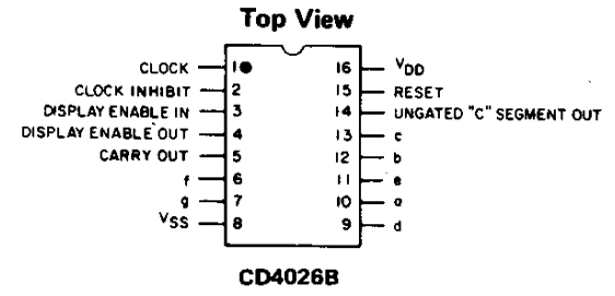 pin details ic 4026 - theoryCIRCUIT - Do It Yourself Electronics Projects