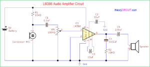 LM386 Audio Amplifier Circuit