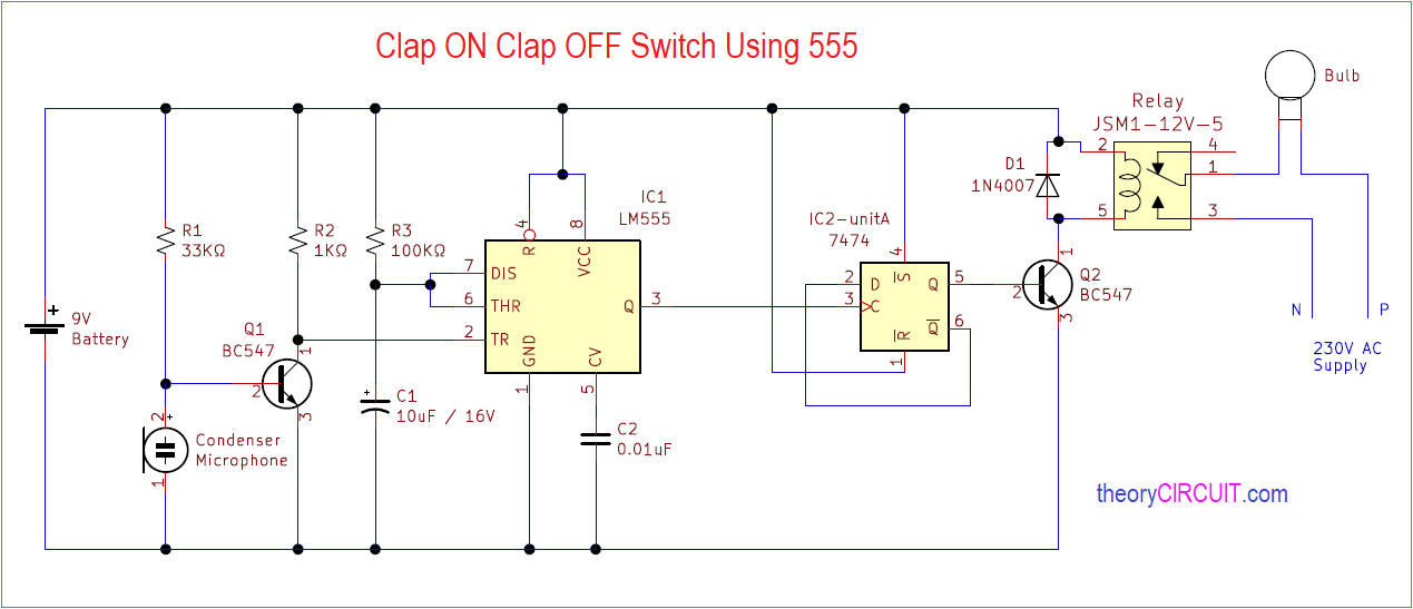 Microcontroller Clapper Switch 