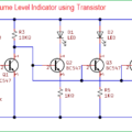 Volume Level Indicator Using Transistor