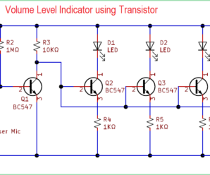 Volume Level Indicator Using Transistor