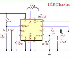 LTC3442 Buck Boost Converter Circuit